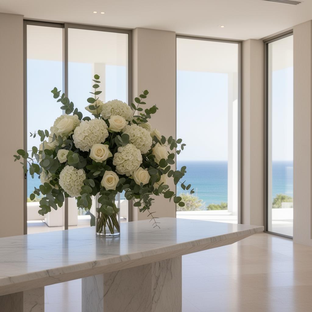 Flores para hoteles y Airbnb en la Costa Blanca: qué piden y cómo las preparamos
