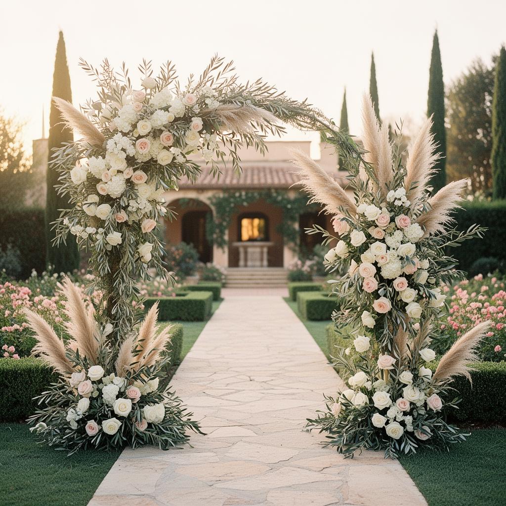Decoración floral de ceremonia